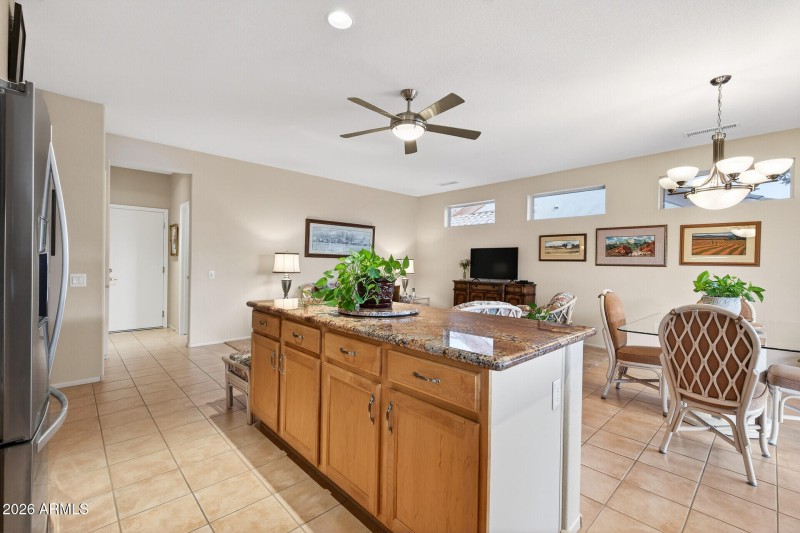 Kitchen toward Family Room