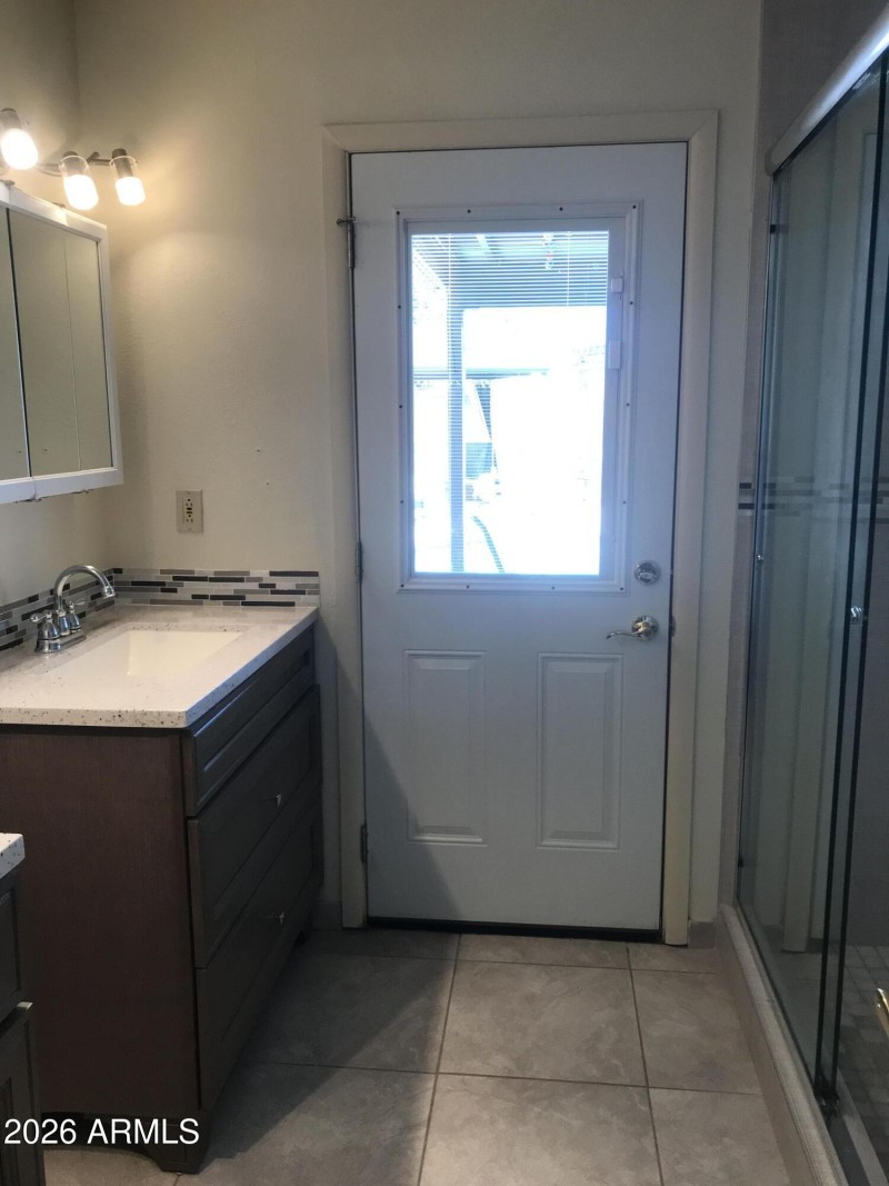 Primary Bath exit to back patio