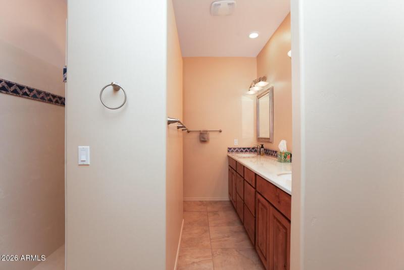 MASTER CABINETS + SHOWER ENTRY