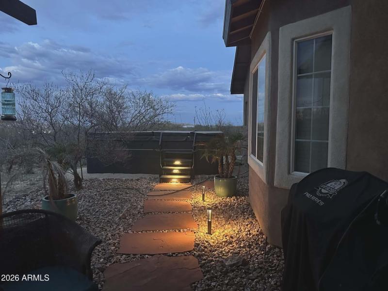 Lighted Low Light walking around home