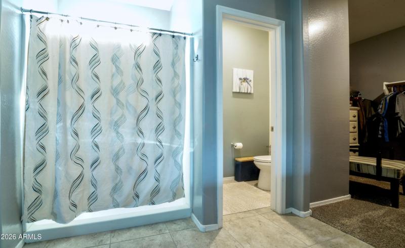 Shower in Master Bath