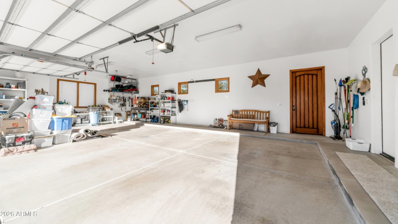 Oversized 3 car garage