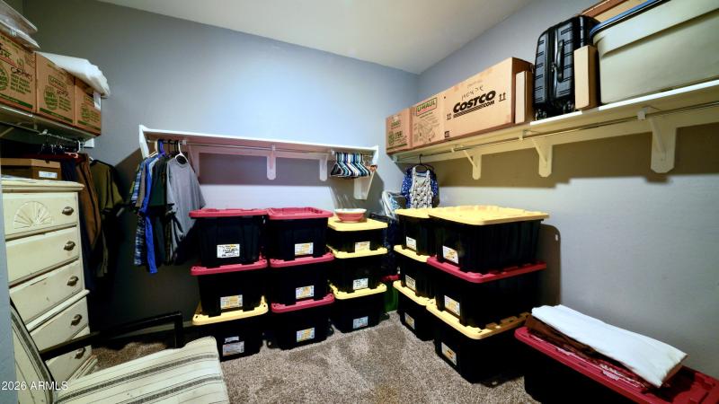 Large master closet
