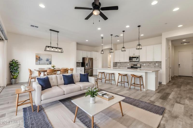 Living Room Virtually Staged