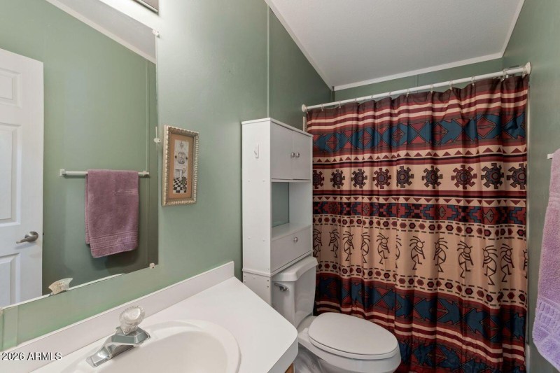 Second Bath with Shower Tub