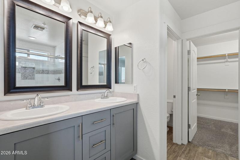 Primary BathroomVanity & Closet