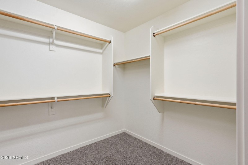 Primary Walk in Closet