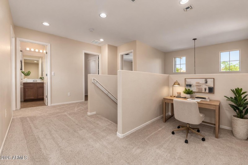 Bright and airy upstairs loft space 1