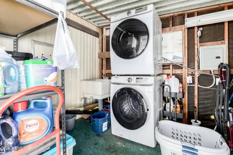 Laundry in Carport Enclosure