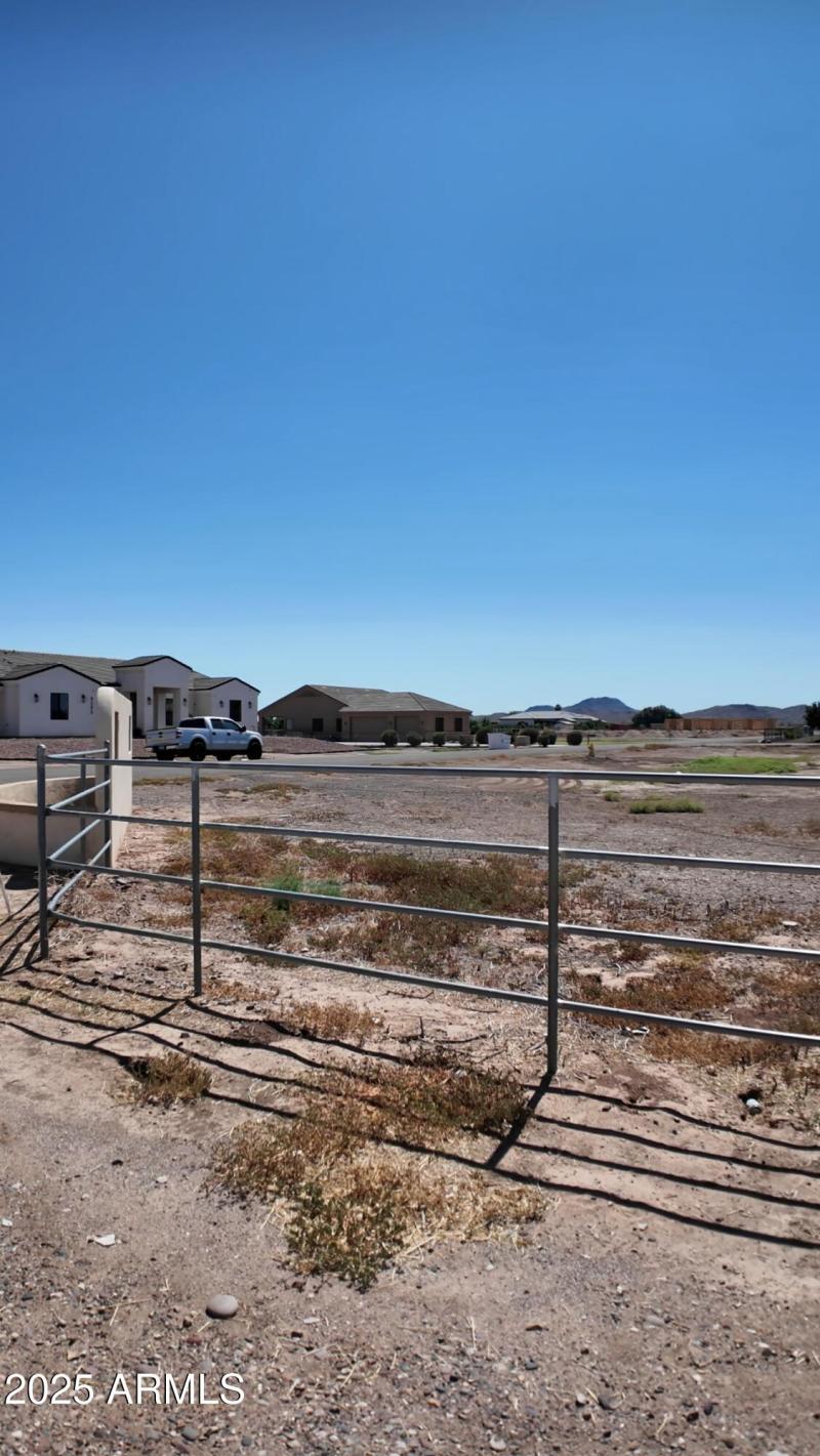 Half fenced lot