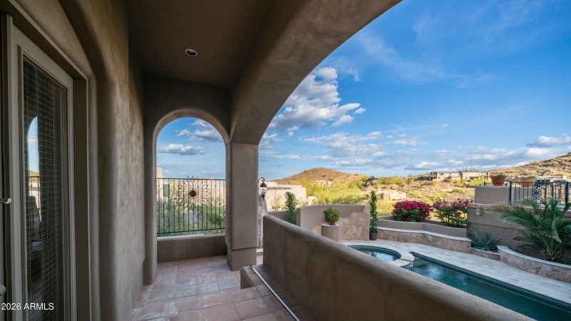 Huge covered patio areas