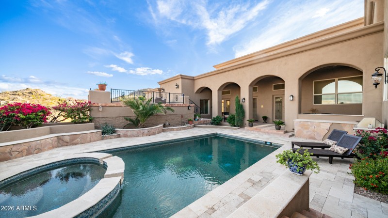 Large private yard area