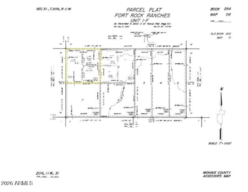 Parcel Plat (Fort Rock Ranches, Unit 1-F