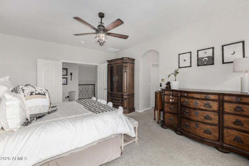 Primary Bedroom with Balcony