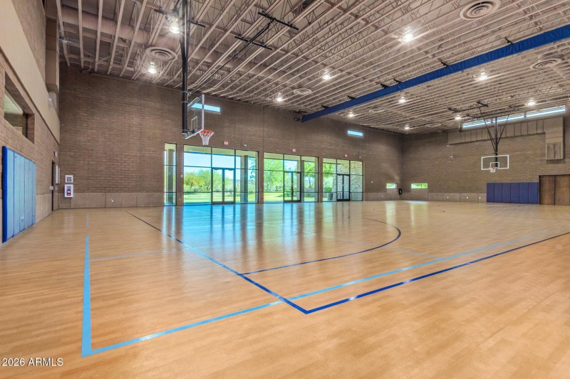 Indoor Basketball Gymnasium