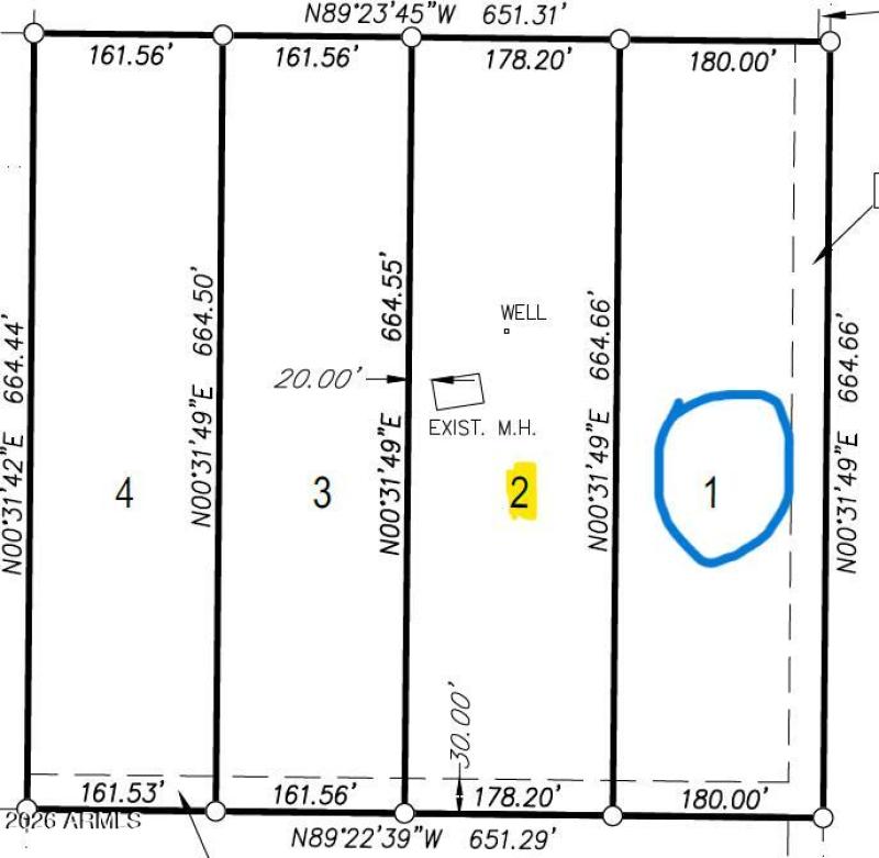 plat map lot 1