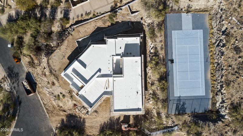 Aerial with Tennis