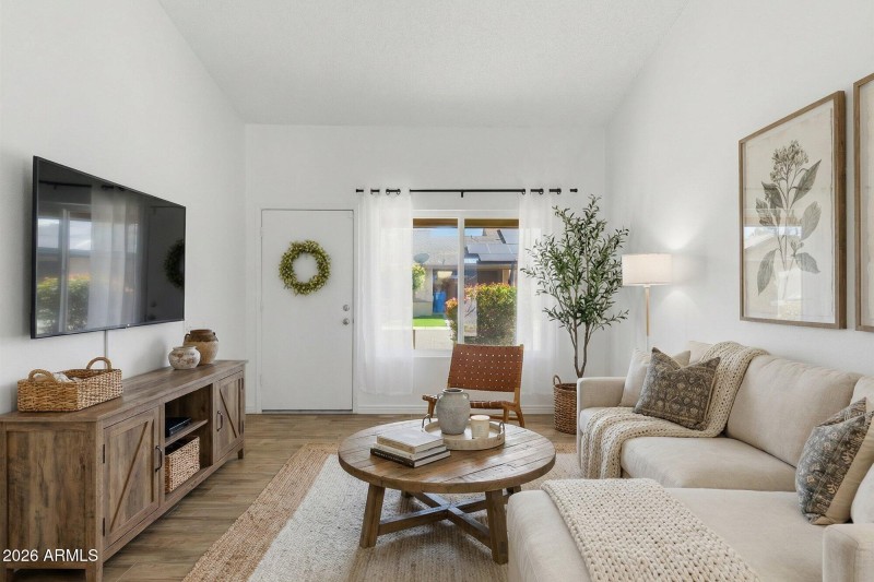 Virtual Staged Living Room