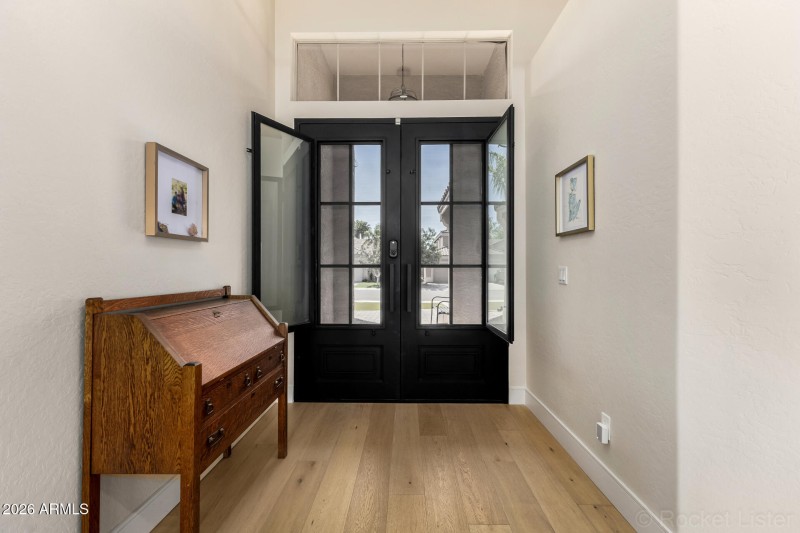 Foyer Open iron Doors