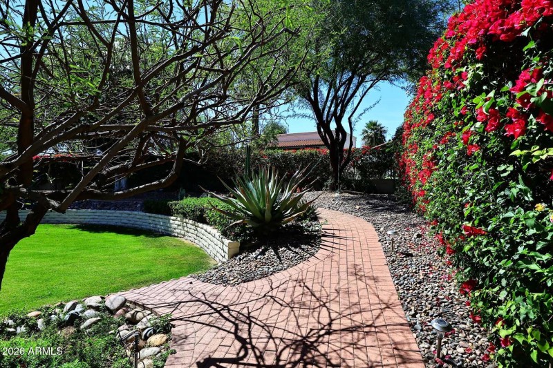 Backyard-Walking Path