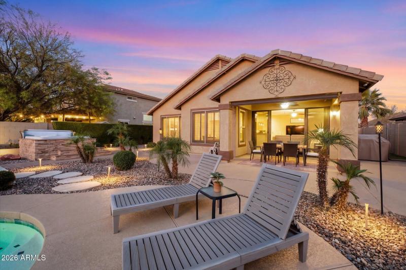 Poolside lounge chairs