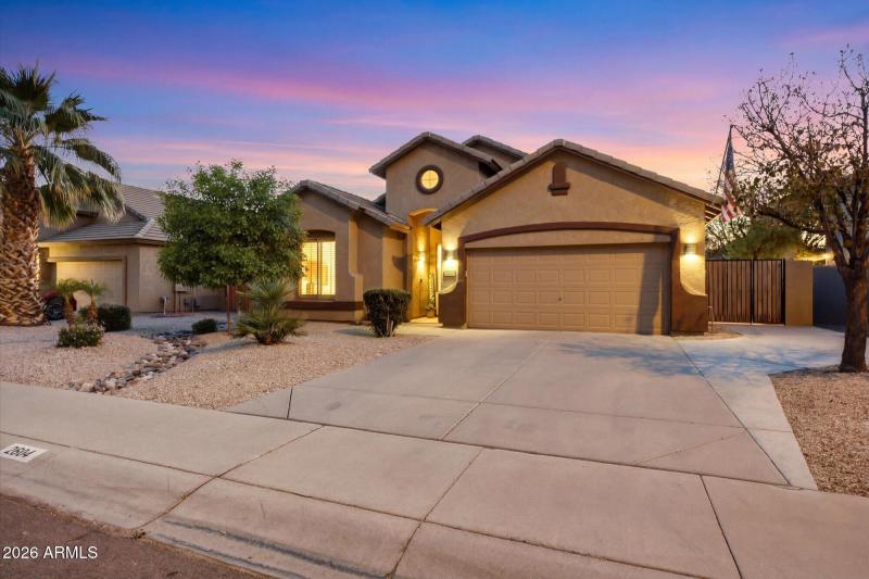 Extended 3 car driveway