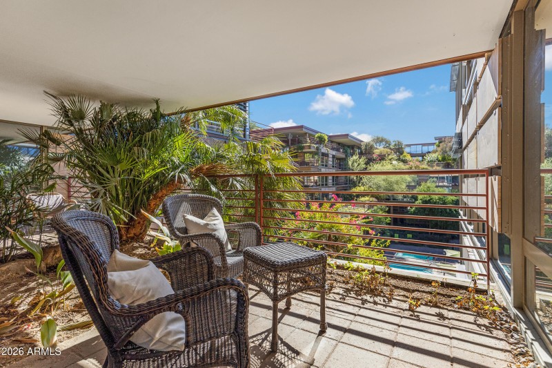 Patio Overlooking Pool