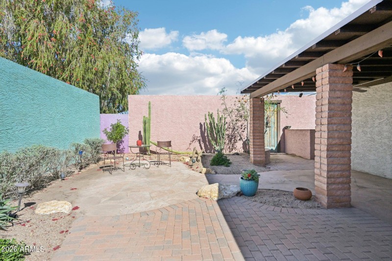 Fun desert landscaping