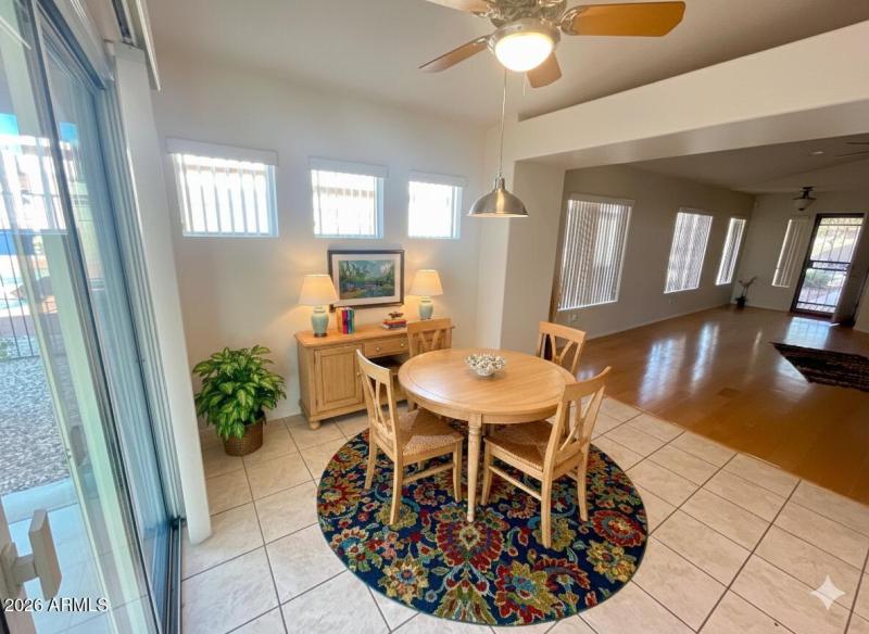 Breakfast rm.staged facing wall