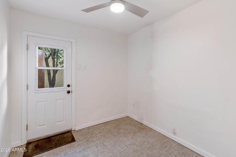 Entry Storage Room within Detached Guest