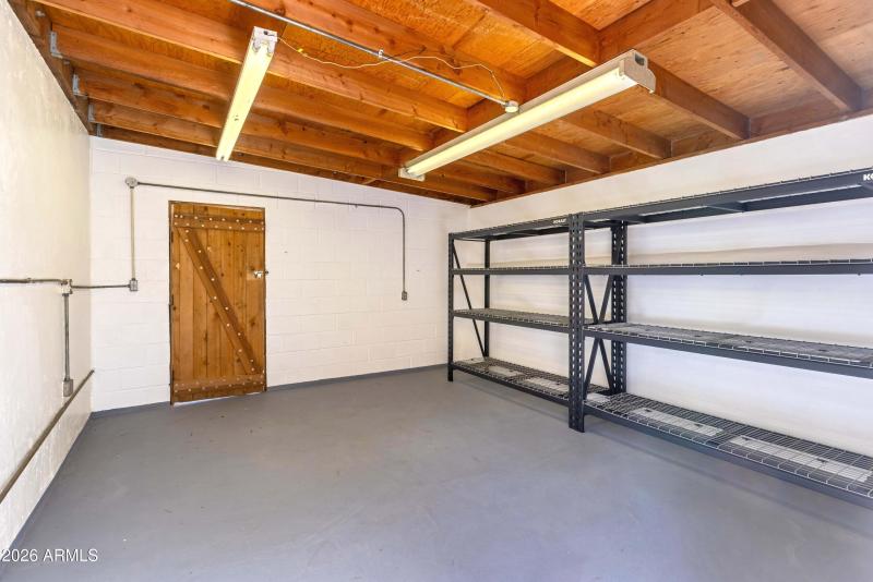 225 Sq Ft Storage Room off Rear Driveway