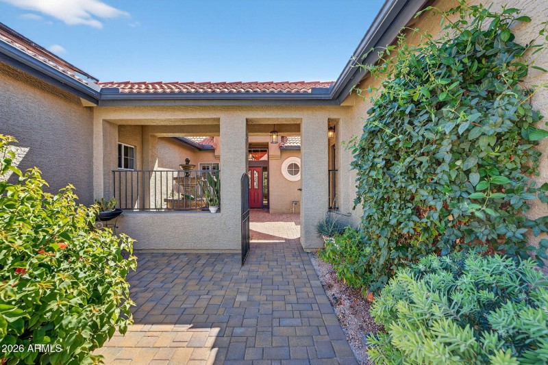 Front Courtyard Entry