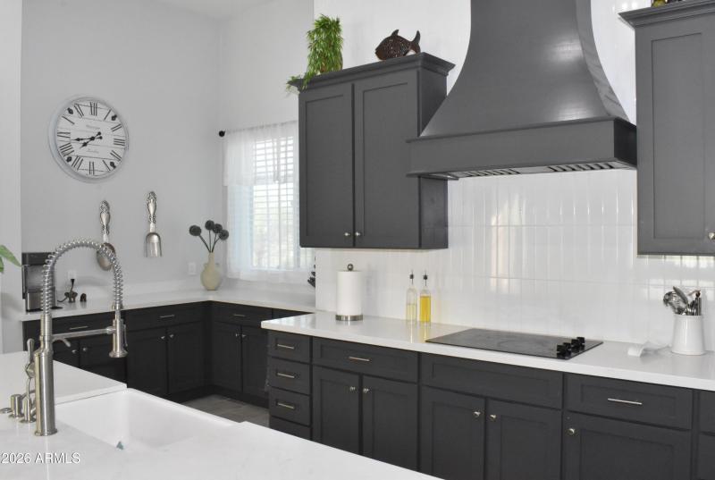 backsplash and window