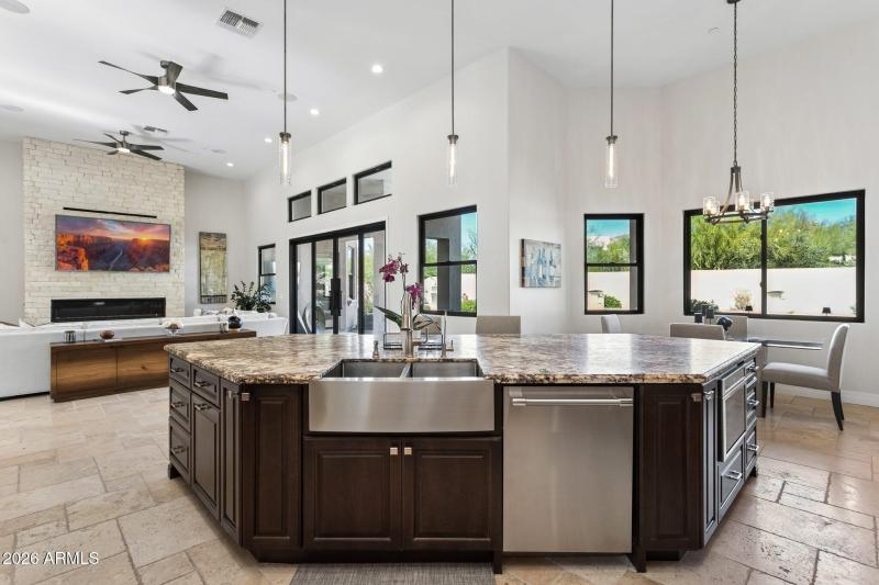 Kitchen Island to Great Room