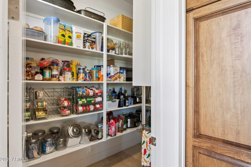 Spacious Walk-in Pantry