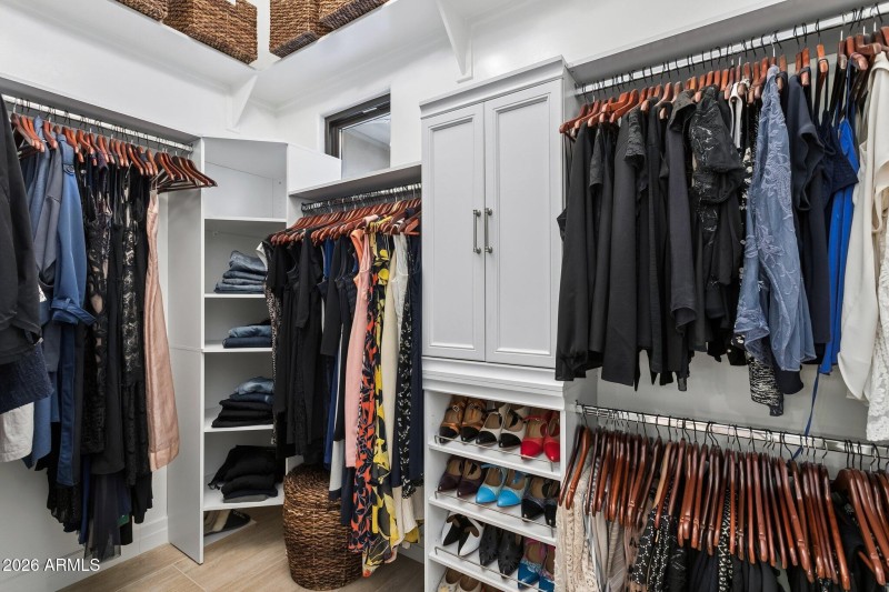Spacious Walk-in Primary Closets