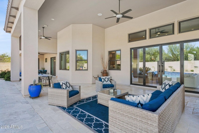 Extended Covered Seating Area