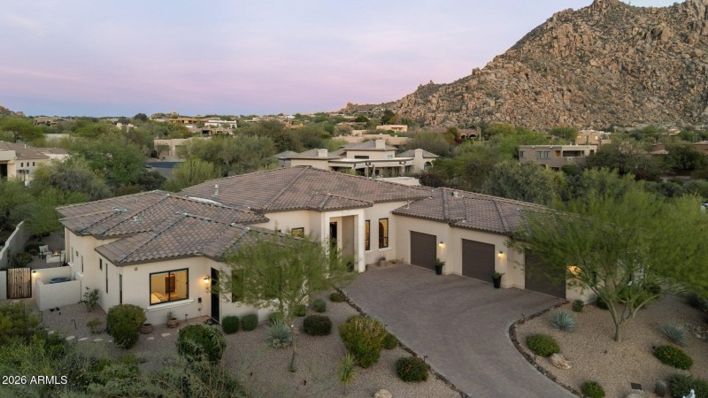 Aerial View Twilight