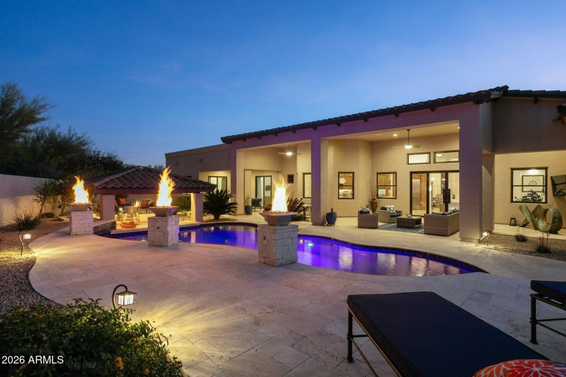 Private Backyard setting