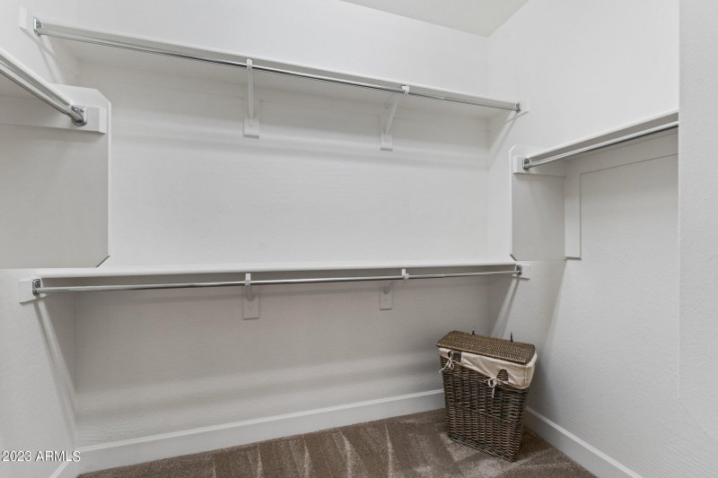 Primary walk-in closet