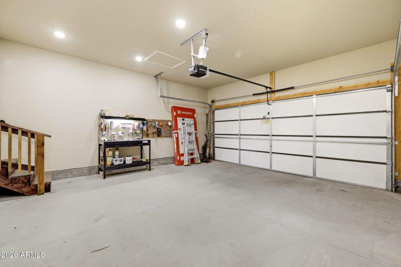 Oversized two car garage