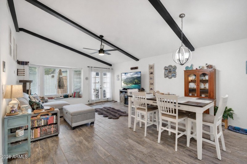 Living Room Example with White Paint