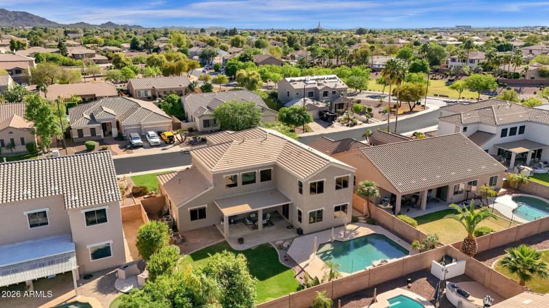 ARIEL VIEW OF BACKYARD
