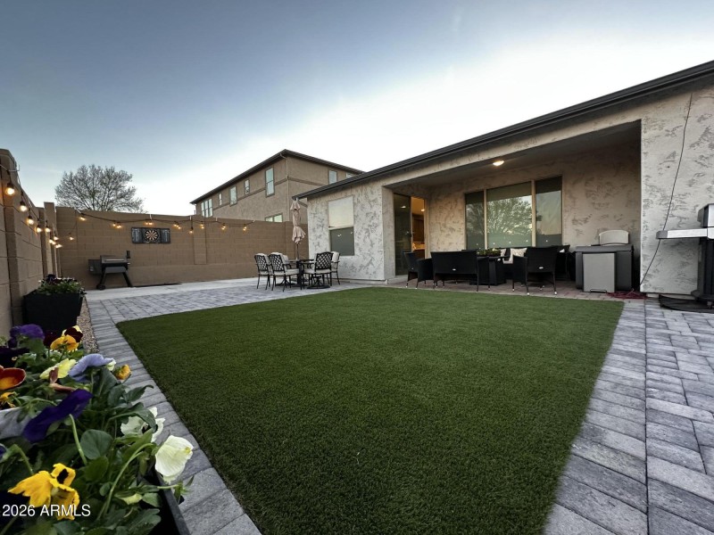 Wonderful back yard.