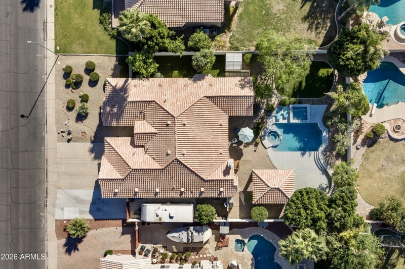 Arial with RV Storage