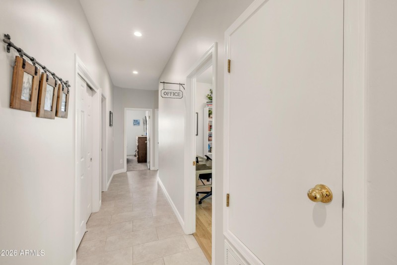 Hallway to Office and Guest Bedrooms