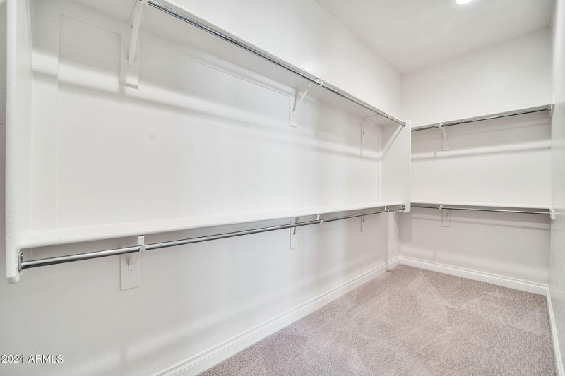 Master walk-in closet