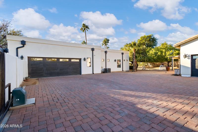 2 car garage for main house