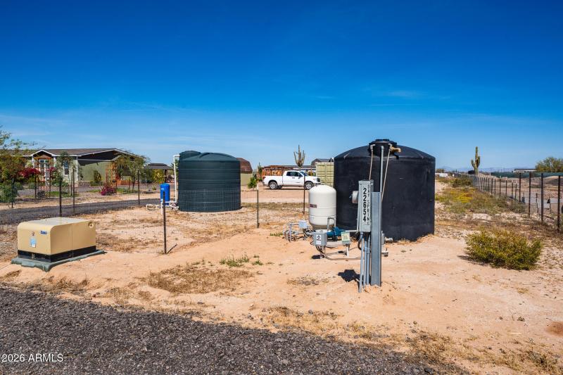 Well Pump and holding tank