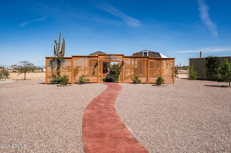 Walkway to Tiny Homes